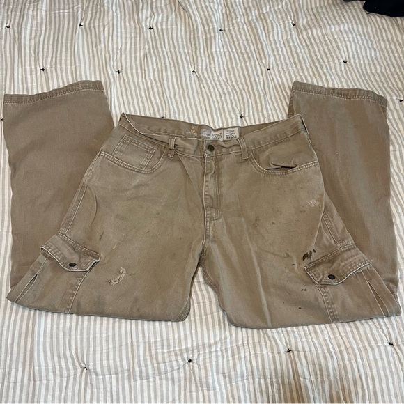 Lapco FR khaki cargo pants - 4 pairs - 34 x 32 - Picture 2 of 14